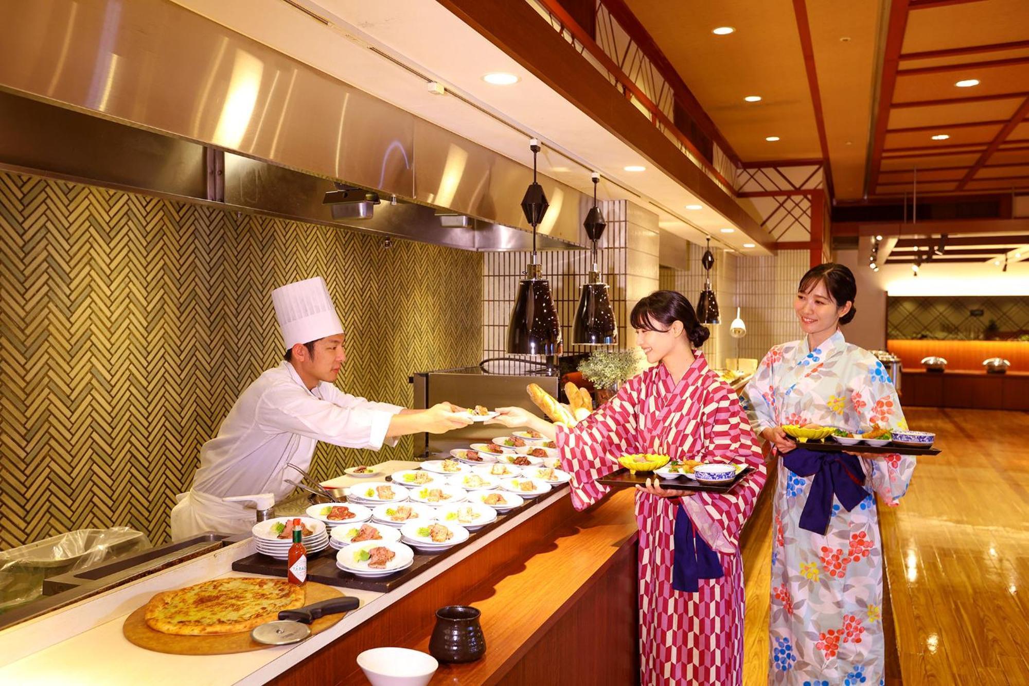 Hotel Ooedo Onsen Monogatari Premium Yamashitaya Kaga  Exterior foto